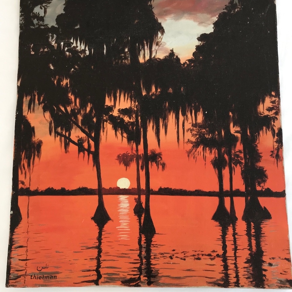 Vintage Oil Painting on Canvas